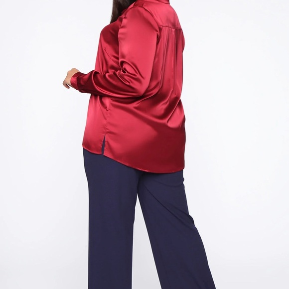 Lovely talkin button down shirt 2X - Picture 3 of 3